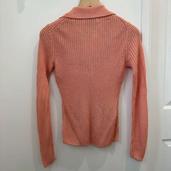 Mango pink button up cardigan sweater - size S - Picture 6 of 7